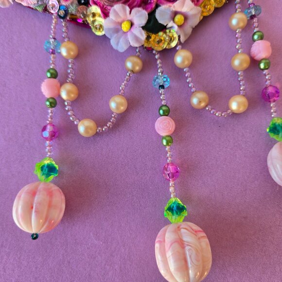 Rose Cameo Handmade Victorian-style Choker Romantic Collar - Picture 6 of 14